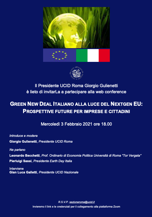 Green New Deal Italiano alla luce del Nextgen EU: prospettive future per imprese e cittadini